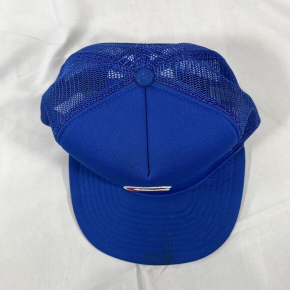 VINTAGE CHICAGO CUBS TRUCKER HAT CAP SNAPBACK MESH BACK ADJUSTABLE BASEBALL - Picture 6 of 9